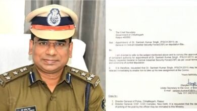 रायपुर के पूर्व एसएसपी संतोष सिंह CISF में डीआईजी बनाए गए, डेपुटेशन के लिए जल्द हो जाएंगे रिलीव 1 IMG 20260316 181158