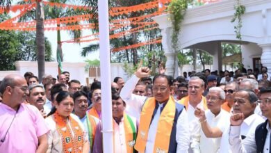 भारतीय जनता पार्टी के स्थापना दिवस पर स्मृति मंदिर में भारत माता पूजन एवं महान विभूतियों को श्रद्धांजलि 1 FB IMG 1775471463313