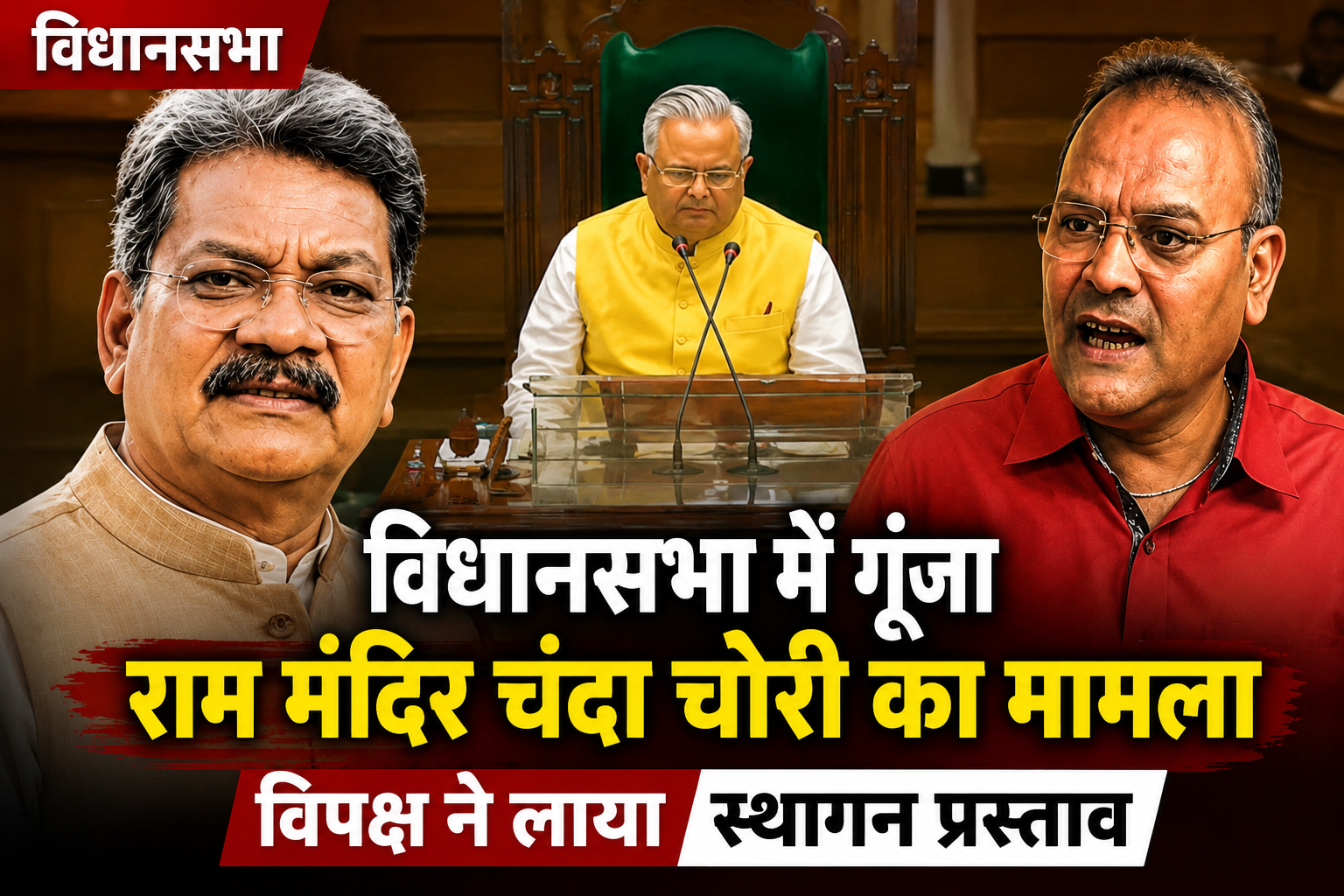 राम मंदिर चंदा मामले पर विधानसभा में हंगामा, शून्यकाल में सत्ता-पक्ष और विपक्ष आमने-सामने, विस अध्यक्ष डॉ. रमन ने स्थगन प्रस्ताव किया अस्वीकार, हंगामे के बीच सदन की कार्यवाही मंगलवार तक स्थगित 1 file 00000000f5bc71fd84158eea723b9154