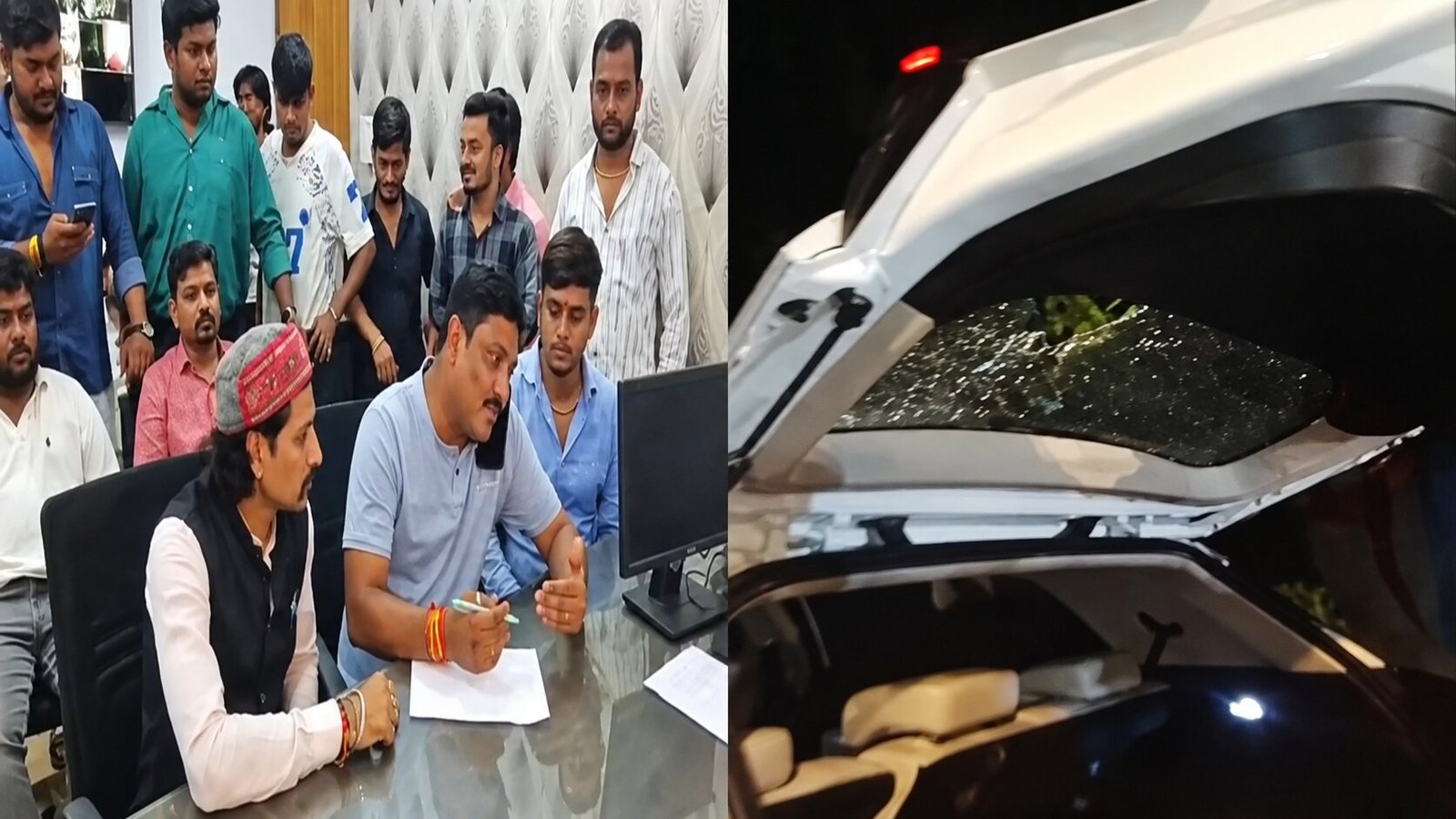 जोन अध्यक्ष प्रीतम ठाकुर की कार पर पत्थर से हमला, बाइक चालक से हुआ था विवाद; दो आरोपी दबोचे गए 1 1005402907