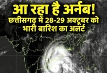 चक्रवात अर्नब का छत्तीसगढ़ में असर, 28 से 30 अक्टूबर तक बारिश की चेतावनी 4 IMG 20261027 115436